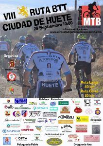 VIII Ruta BTT Ciudad de Huete el 29 de septiembre