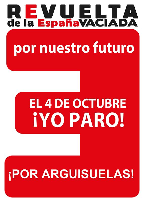 Arguisuelas se suma al parón por la España Vaciada