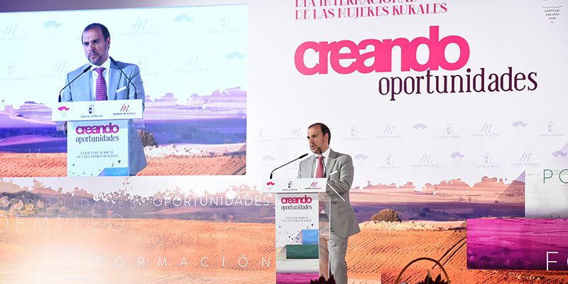Bellido destaca la importancia de que Castilla-La Mancha vaya a ser pionera en contar con una ley de apoyo a las mujeres rurales