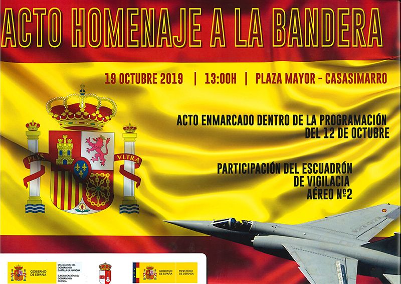 Casasimarro llevará a cabo un homenaje a la bandera el próximo 19 de octubre 3 Casasimarro llevará a cabo un homenaje a la bandera el próximo 19 de octubre