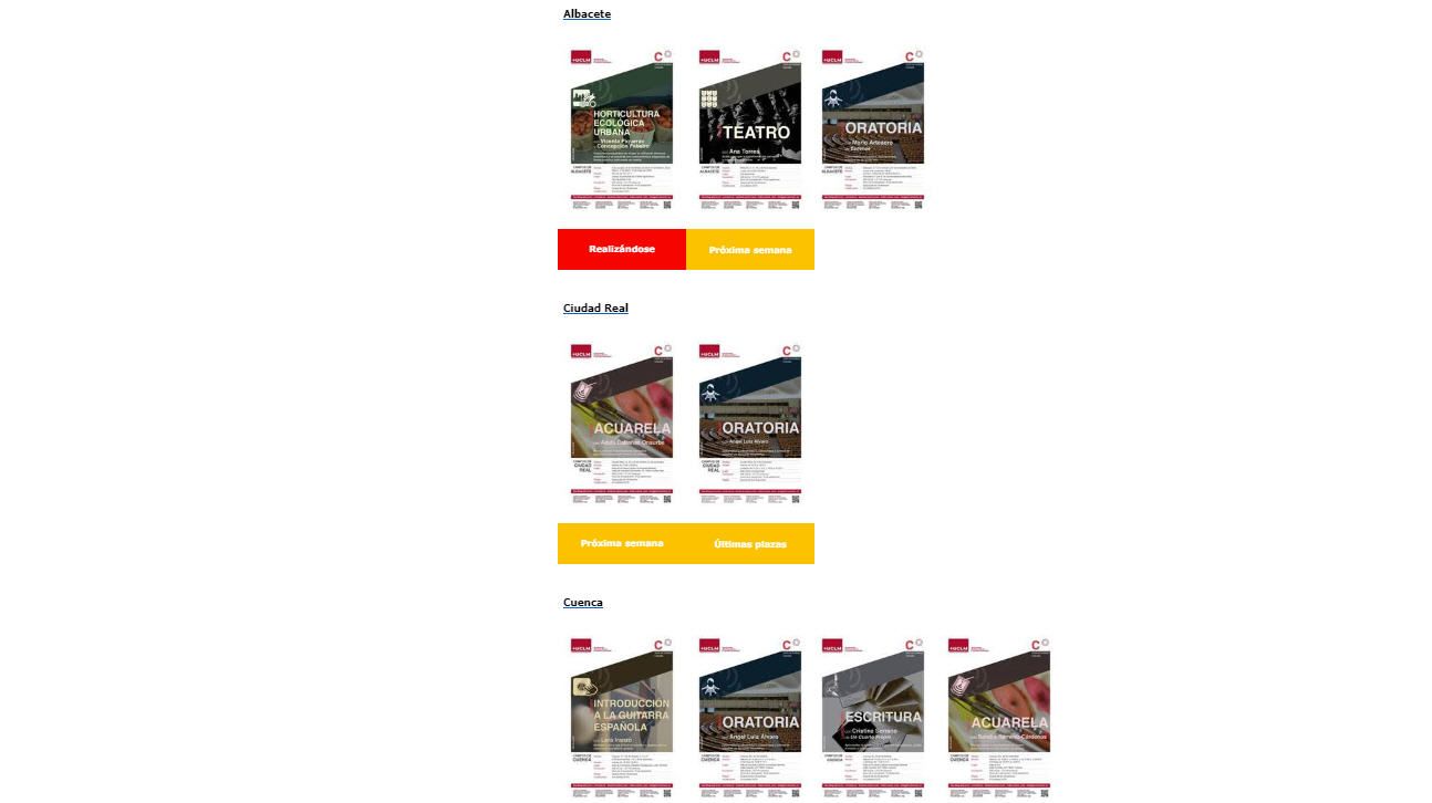 La UCLM da a conocer sus Talleres Culturales ActivaCIC 2019