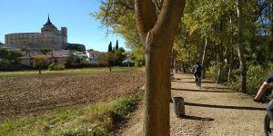 Cuencleta se convierte en Cuclés 1 y viaja desde Cuenca Uclés en bicicleta de montaña