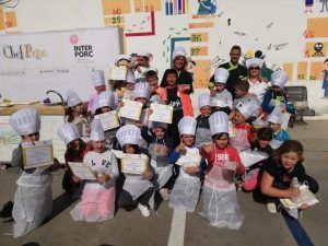 Curso de cocina saludable en el CEIP Santa Ana con el Chef Pepo
