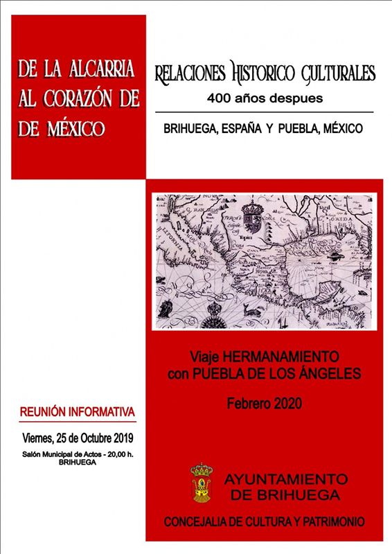 El Ayuntamiento de Brihuega prepara un viaje de hermanamiento con Puebla de Los Ángeles 3 El Ayuntamiento de Brihuega prepara un viaje de hermanamiento con Puebla de Los Ángeles