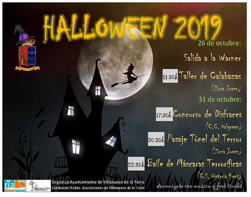 El Ayuntamiento de Villanueva de la Torre organiza una variada y novedosa programación en Halloween