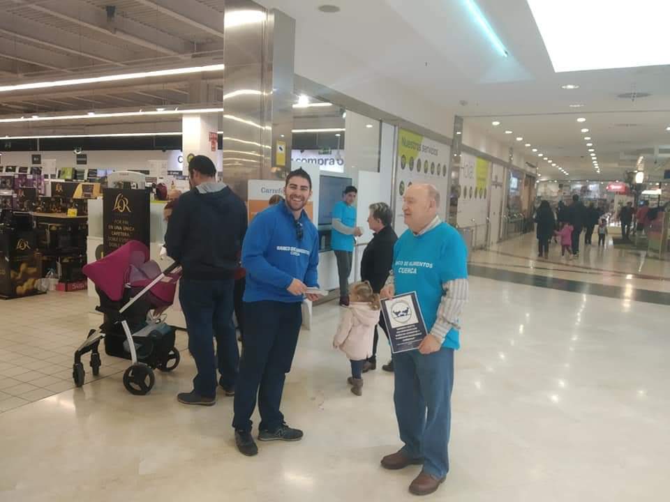 El Banco de Alimentos de Cuenca busca voluntarios para los días 22 y 23 de Noviembre