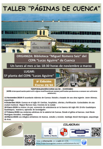 El CEPA “Lucas Aguirre” organiza la segunda edición del taller “Páginas de Cuenca”