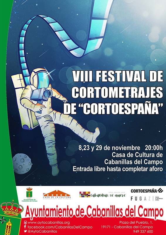 El Festival de Cortometrajes "CortoEspaña" regresa a Cabanillas en su 8ª edición 3 El Festival de Cortometrajes CortoEspaña regresa a Cabanillas en su 8ª edición