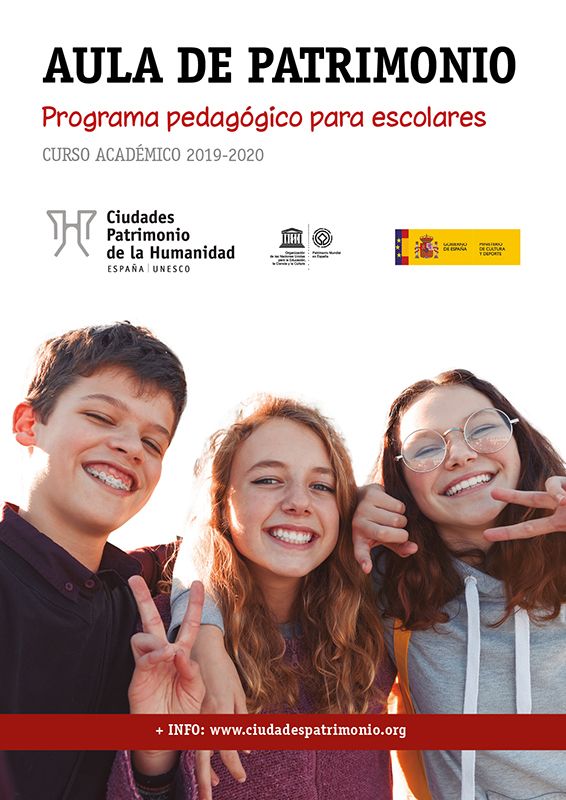 El Grupo de Ciudades Patrimonio convoca la séptima edición de su programa pedagógico para escolares Aula de patrimonio