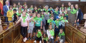 Escolares del CRA Serranía de Atienza visitan el Palacio Provincial de Guadalajara