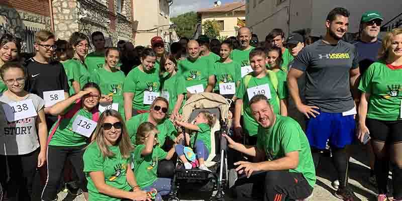 Gran éxito solidario de la Marcha Virgen del Pilar, entre Albalate y Almonacid