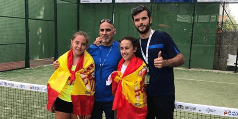 La cabanillera Águeda Pérez, bicampeona mundial de pádel