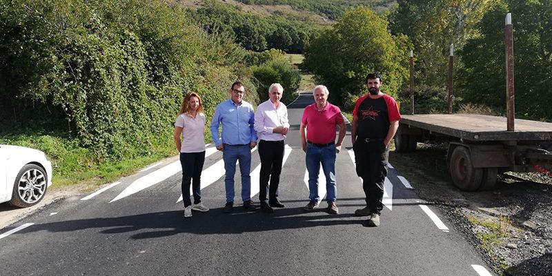 La Diputación de Guadalajara invierte más de un millón de euros en mejorar 25 km de carreteras en la punta noroeste de la provincia