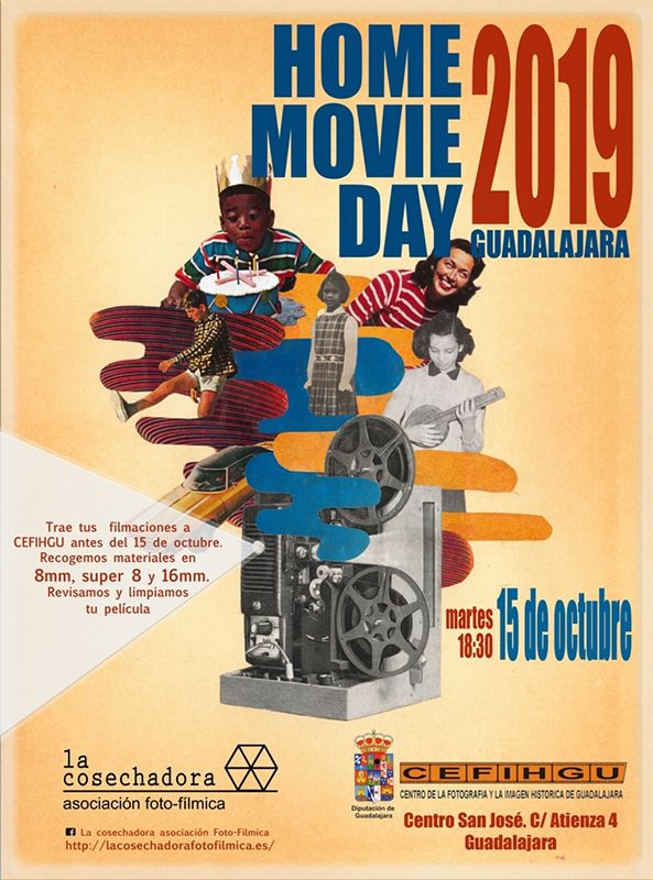 La Diputación de Guadalajara se suma al Home Movie Day (Día de la Película Casera)