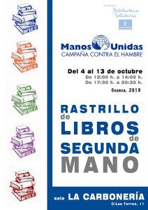 Manos Unidas Cuenca celebra la sexta edición de su rastrillo de libros de segunda mano 2 Manos Unidas Cuenca celebra la sexta edición de su rastrillo de libros de segunda mano
