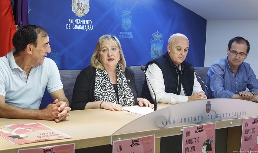 La recaudación de la divertida comedia de Jardiel Poncela, Un adulterio decente, se destinará a la Fundación Nipace y a la asociación Amigos de Guadalajara