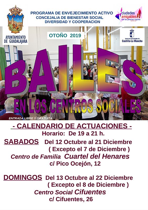 A partir del sábado 12 de octubre, arranca en Guadalajara la nueva edición de los Bailes de Otoño 3 A partir del sábado 12 de octubre, arranca en Guadalajara la nueva edición de los Bailes de Otoño