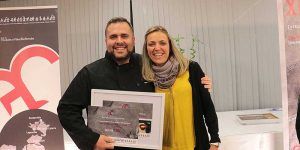 Rubén Urbano, del Parador de Sigüenza-Guadalajara, premio a la tapa más original en el XII Concurso de Pinchos y Tapas Medievales