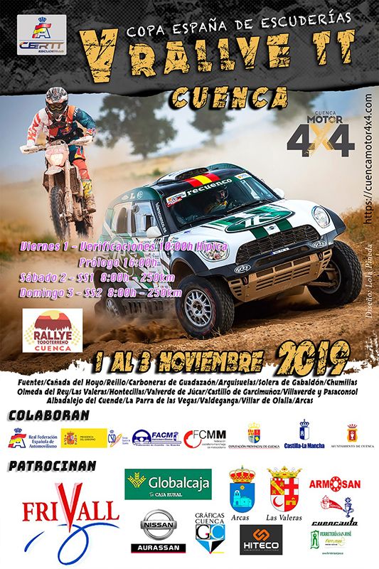 Todo listo para el inicio del V Rallye Todoterreno Cuenca 2019 1 Todo listo para el inicio del V Rallye Todoterreno Cuenca 2019