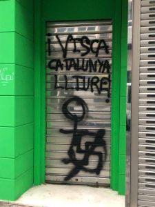 VOX Cuenca denuncia actos vandálicos en su nueva sede de Carretería
