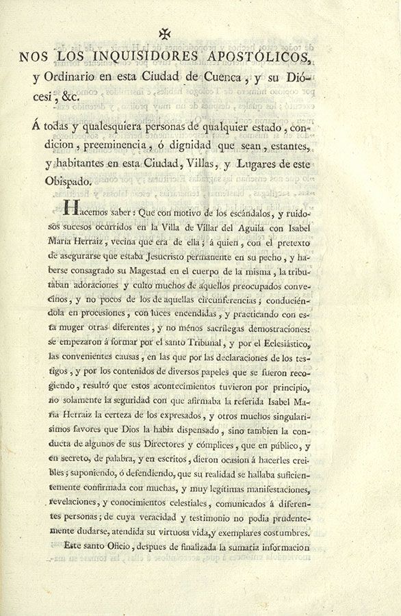 Adelina Sarrión analiza en la RACAL la figura de la beata de Villar del Águila