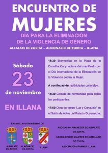 Albalate, Almonacid e Illana preparan un encuentro de mujeres contra la violencia de género