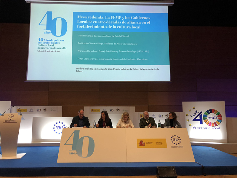 Alovera, referente en el foro nacional de los 40 años de políticas culturales locales de la FEMP