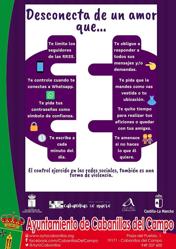 Cabanillas lanza una campaña contra la violencia de género entre adolescentes 1 Cabanillas lanza una campaña contra la violencia de género entre adolescentes
