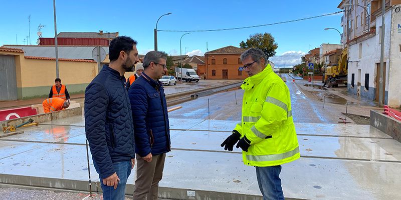 Comienzan las obras en la CM-3114 a su paso por Motilla del Palancar para solucionar los problemas de canalización del agua