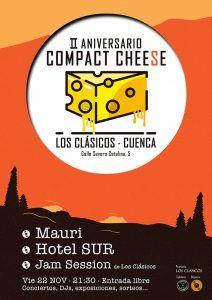 Compact Cheese celebra su segundo aniversario en Cuenca este fin de semana