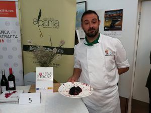 Marcos Sánchez Enríquez, del IES Diego de Praves, de Valladolid, ganador del II concurso de gastronomía para estudiantes “Cuenca Abstracta”
