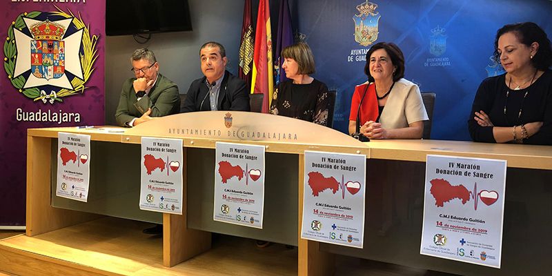 El IV Maratón de Donación de Sangre de Guadalajara se celebrará el próximo 14 de noviembre