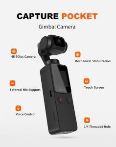 Funsap da la campanada y presenta una mini cámara con gimbal con altas prestaciones a un precio realmente bajo