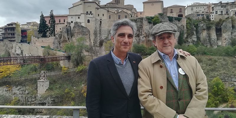Hermann Tertsch visita Cuenca en apoyo de la candidatura de VOX