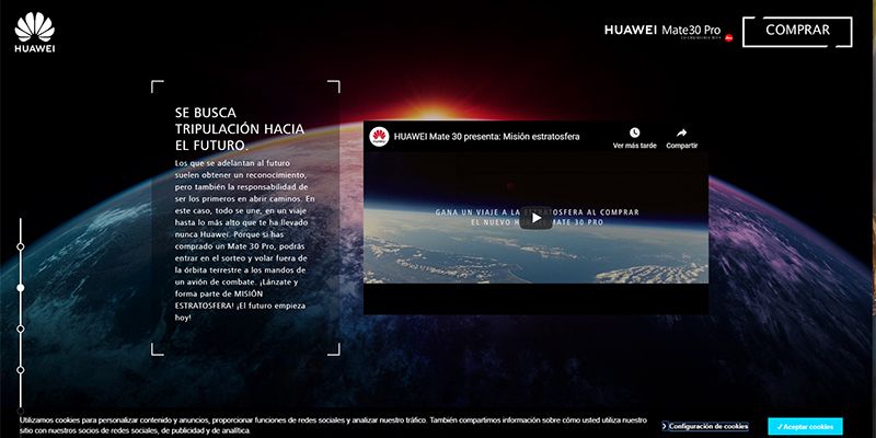 HUAWEI presenta Misión Estratosfera
