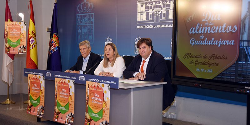 La Diputación de Guadalajara y COAGRAL promocionan este sábado los Alimentos de Guadalajara en el Mercado de Abastos