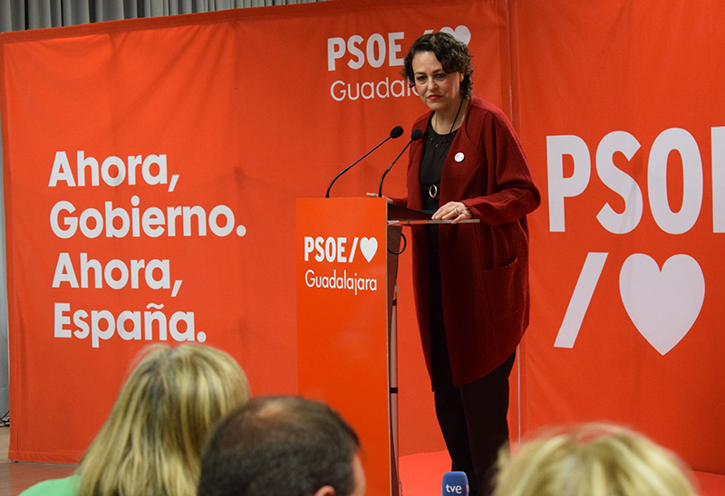 Magdalena Valerio “hay que votar al PSOE el domingo porque a la derecha se la para en las urnas”