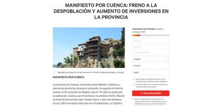 Una treintena de personalidades firman un manifiesto para que los gobiernos frenen la despoblación y aumentan inversiones en Cuenca