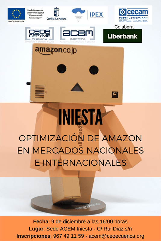 ACEM celebra el próximo lunes una jornada sobre Amazon y mercados internacionales en Iniesta