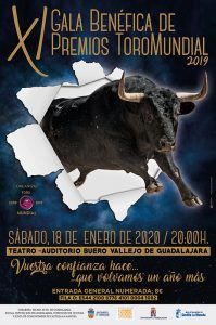 Sólo quedan 71 entradas para colgar el cartel de “No hay entradas” en la XI Gala Benéfica de Premios ToroMundial 2019