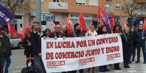 CCOO y las plantillas del Comercio de Cuenca reclaman ante la patronal un convenio colectivo digno para el sector