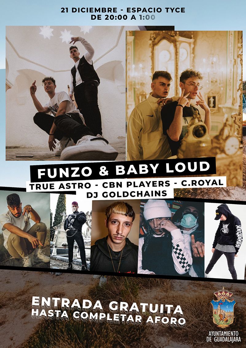 El Ayuntamiento de Guadalajara programa esta Navidad tres grandes noches musicales gratuitas en el Espacio TYCE pensadas para los más jóvenes 3 El Ayuntamiento de Guadalajara programa esta Navidad tres grandes noches musicales gratuitas en el Espacio TYCE pensadas para los más jóvenes