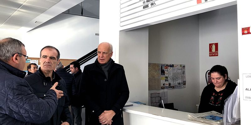 El subdelegado del Gobierno en Cuenca visita las obras del Plan de Empleo Rural en Quintanar del Rey