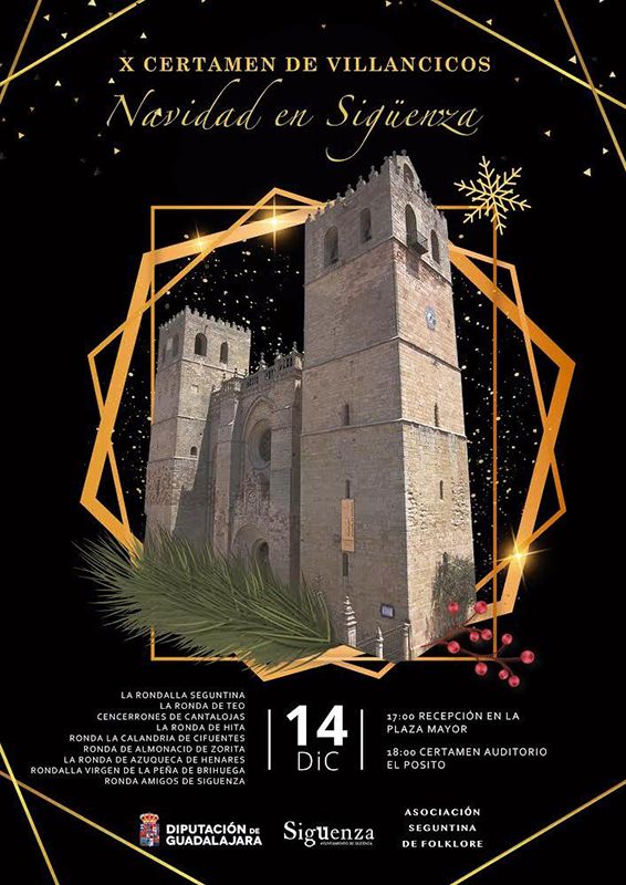 Este sábado, X Edición del Certamen de Villancicos de Navidad de Sigüenza