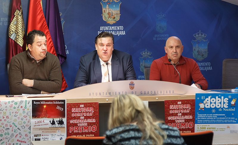 Comienza una nueva campaña comercial de Navidad auspiciada por la Concejalía de Comercio de Guadalajara