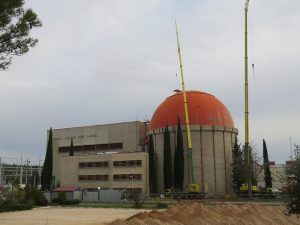 Finaliza el desmontaje de la cúpula del Edificio de Contención de la central nuclear “José Cabrera”