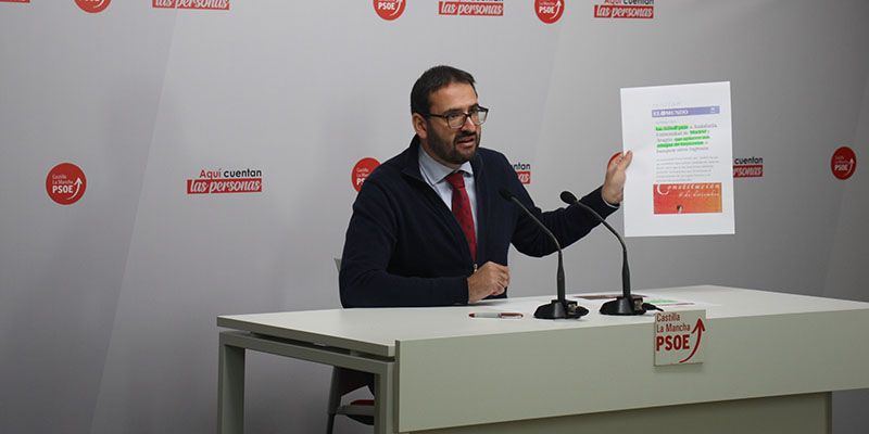Gutiérrez anuncia que los diputados del PSOE de C-Lm votarán en contra de la iniciativa de VOX a favor del trasvase y reta al PP a hacer lo mismo