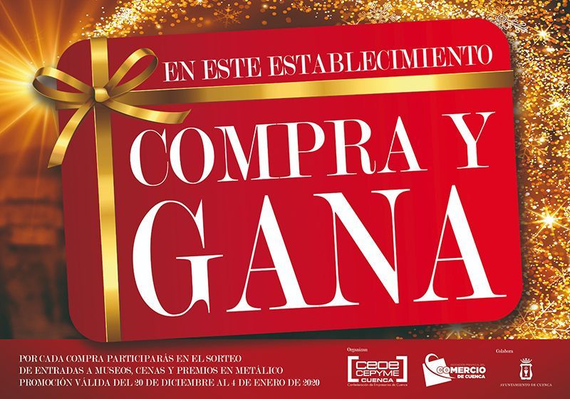 La Asociación de Comercio de Cuenca lanza un año más su campaña “Compra y gana” 3 La Asociación de Comercio lanza un año más su campaña “Compra y gana”