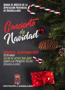 La Banda de Música de la Diputación de Guadalajara ofrecerá el Concierto de Navidad el próximo miércoles en el San José