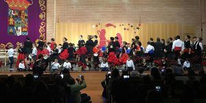 La Escuela de Folklore de la Diputación de Guadalajara ofreció una animada Actuación de Navidad